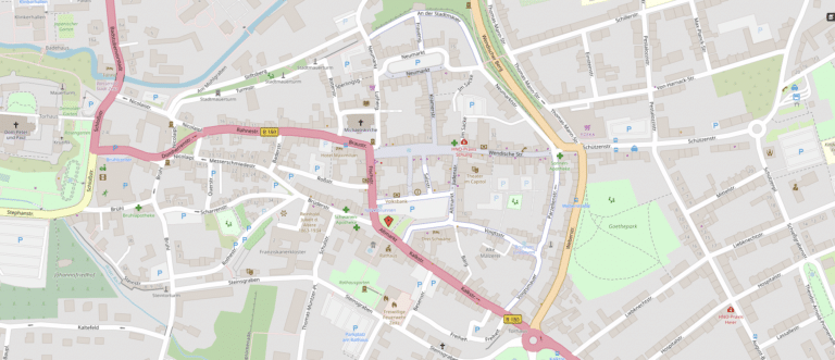 Open Street Map Innenstadt Zeitz